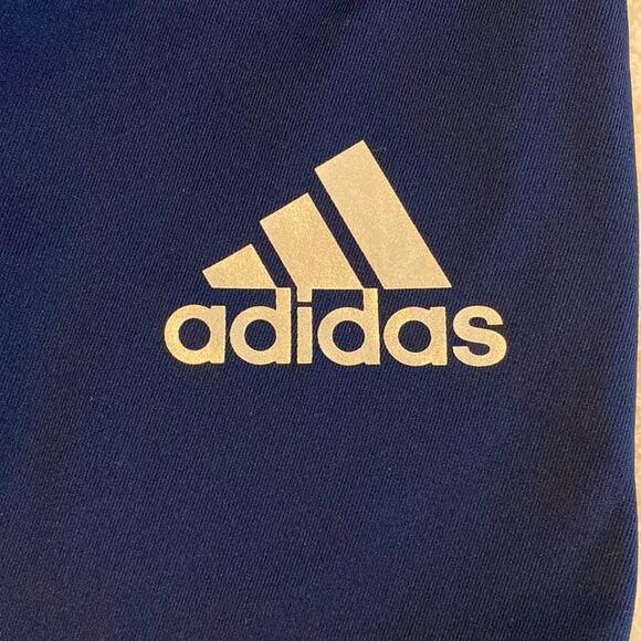 Adidas Alphaskin Sport 3/4 Tights Navy Size M - Picture 6 of 6